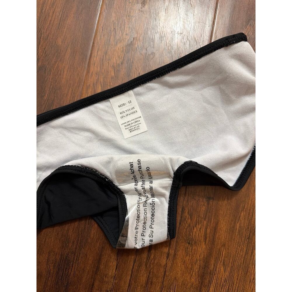 Girls Black bikini bottom size 12 - Picture 3 of 3